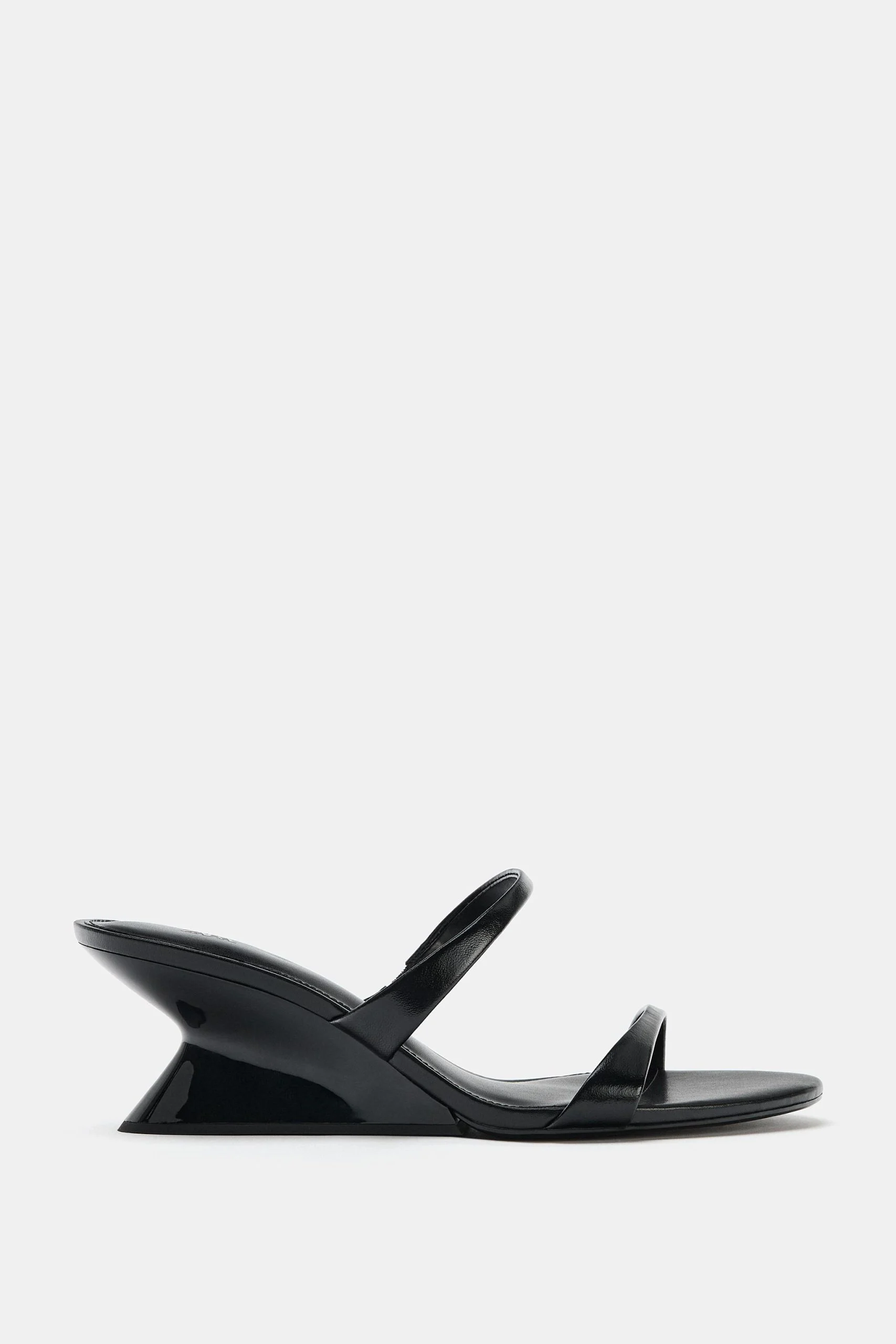 Leather Wedge Mules زنانه - Image 3
