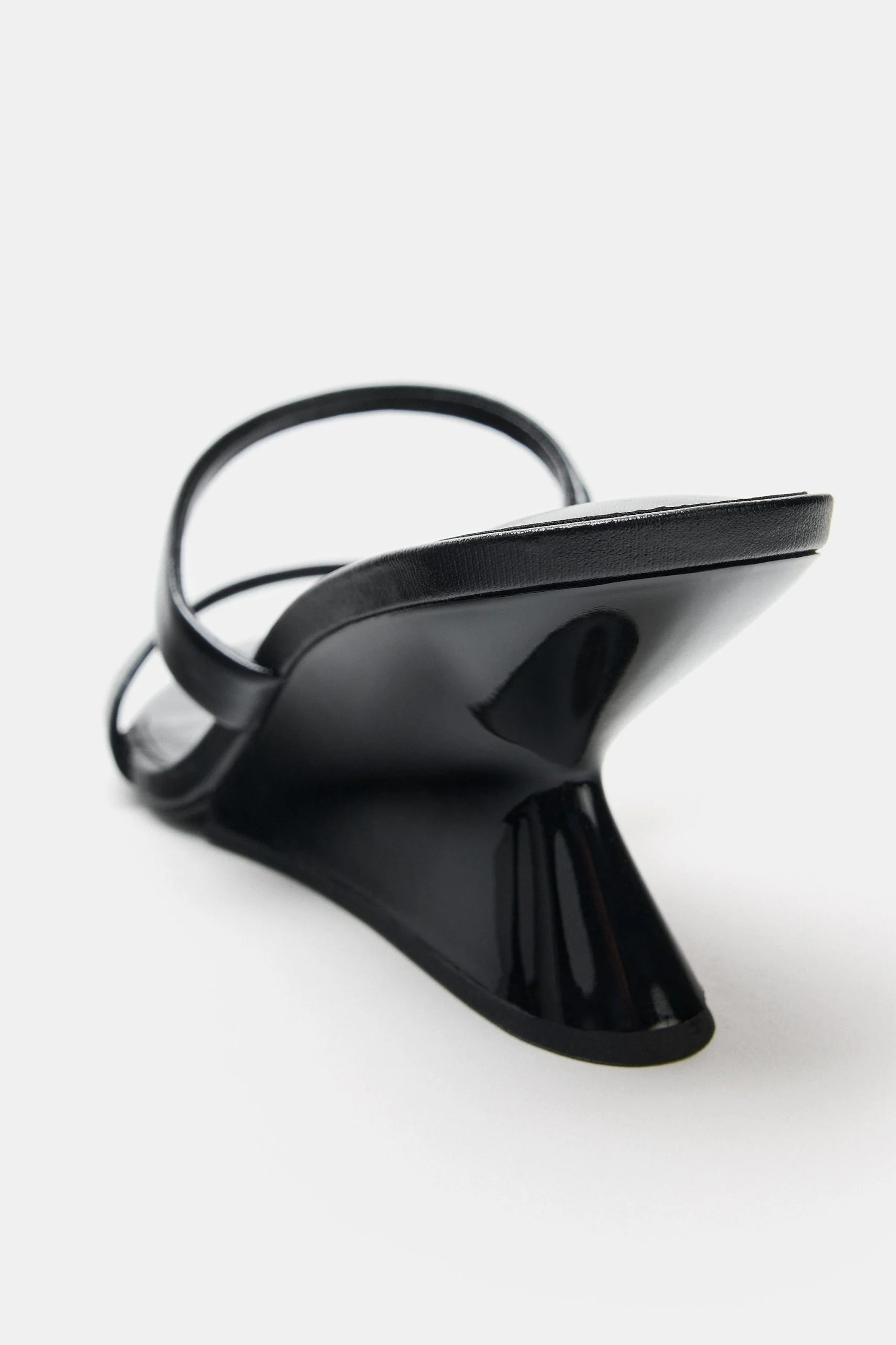 Leather Wedge Mules زنانه - Image 6