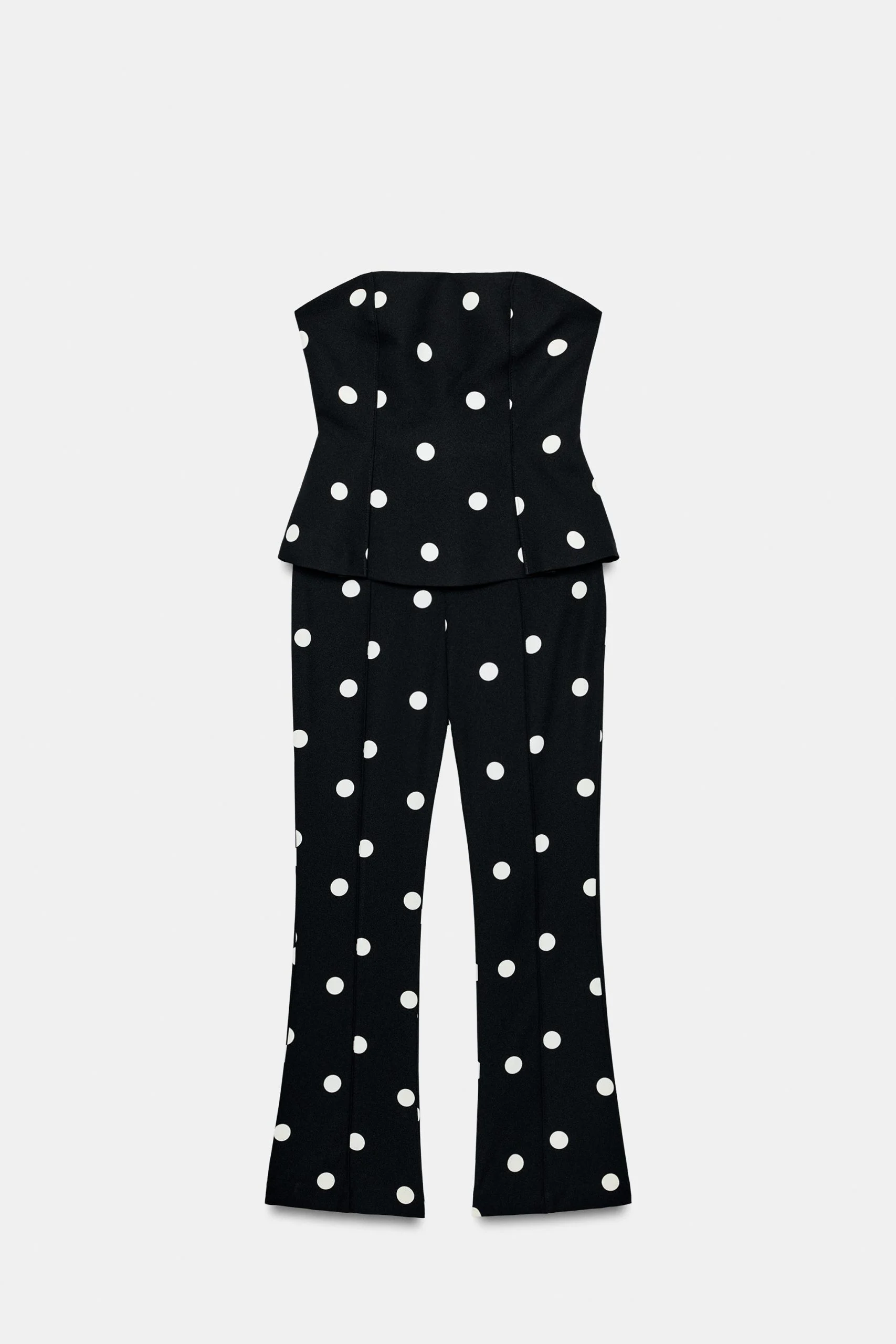 Polka Dot Strapless سرهمی زنانه - Image 2