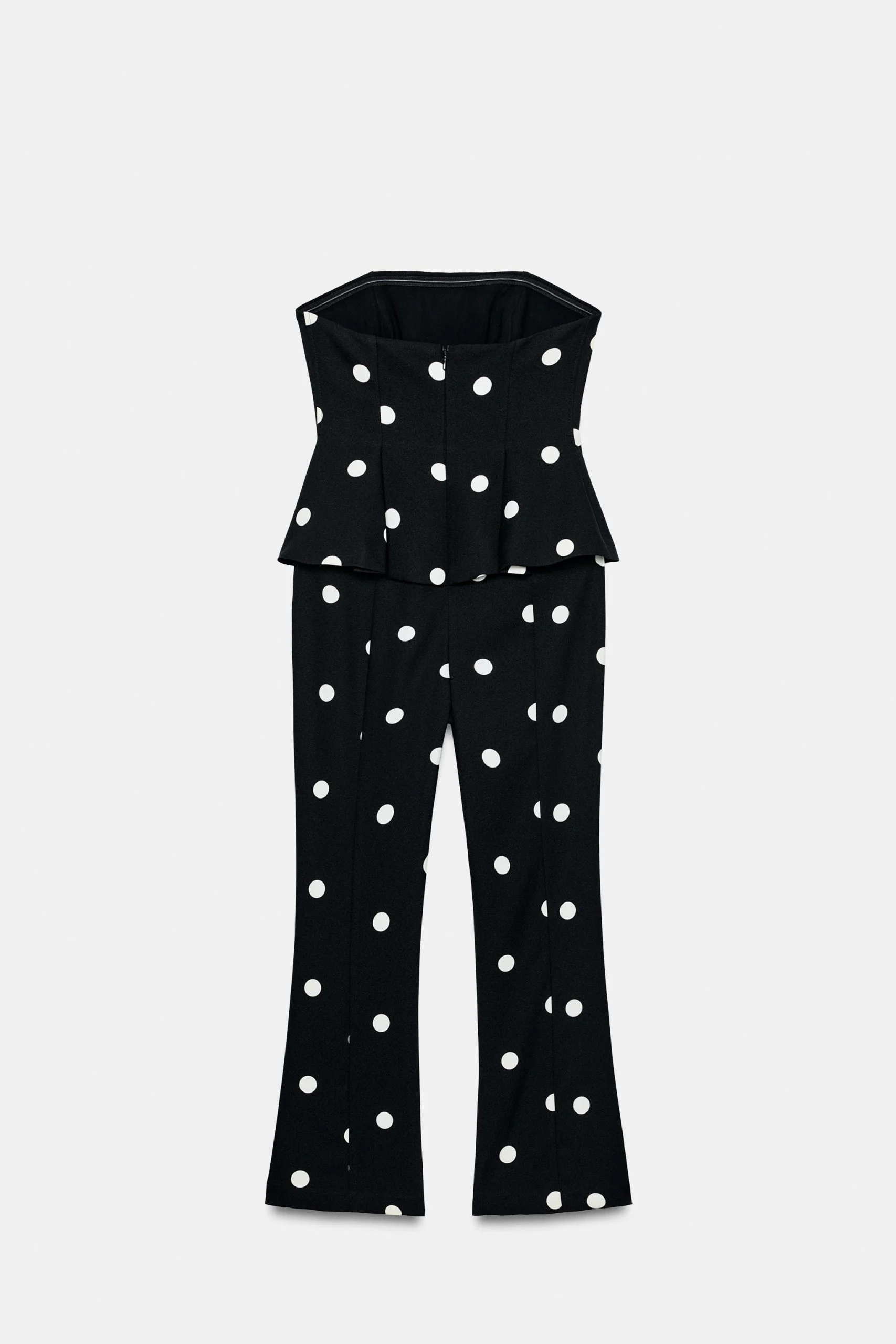 Polka Dot Strapless سرهمی زنانه - Image 3
