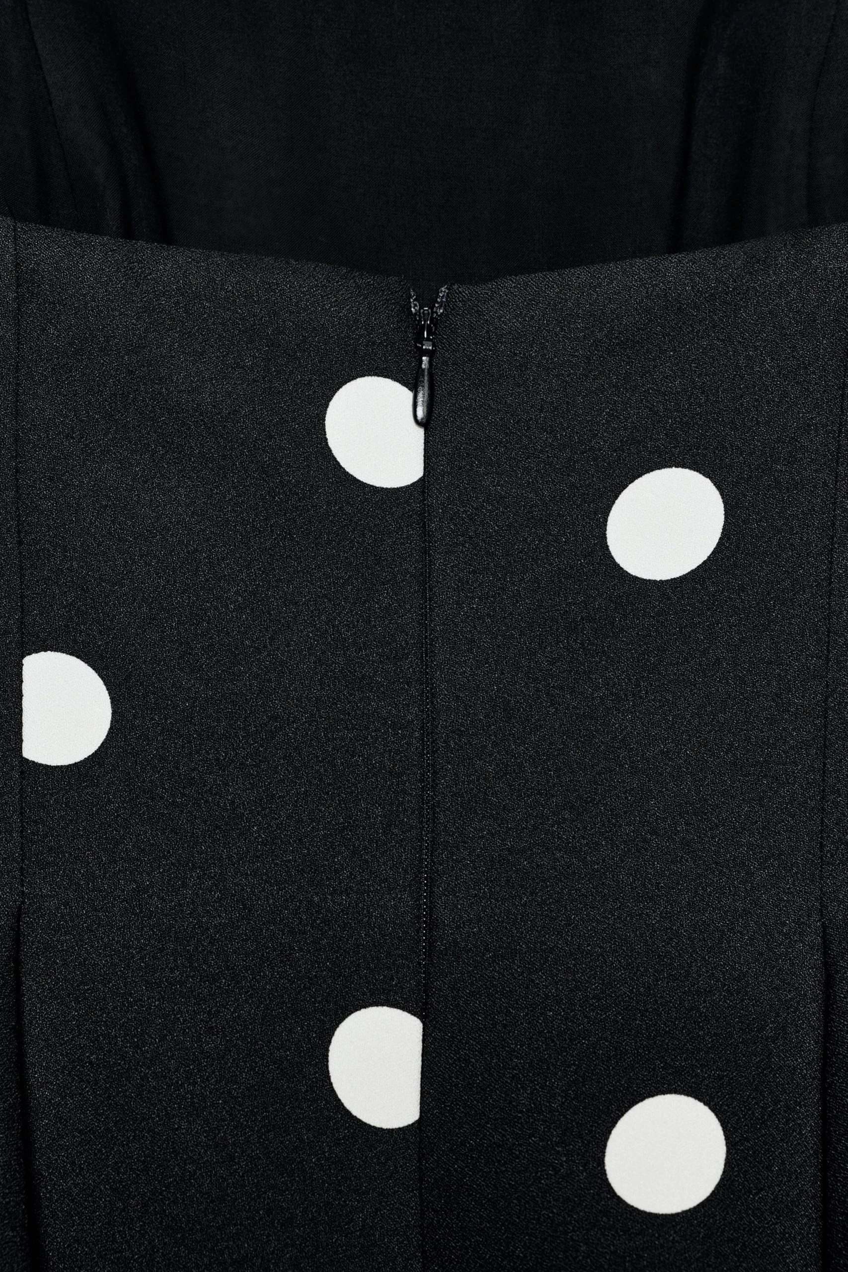 Polka Dot Strapless سرهمی زنانه - Image 4